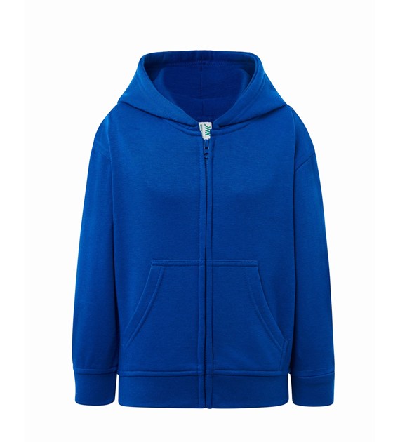 Bluza z kapturem dziecięca na zamek JHK425 - Royal Blue