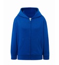 Bluza z kapturem dziecięca na zamek JHK425 - Royal Blue