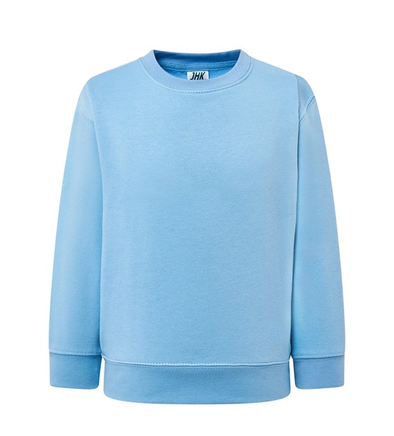 Bluza dziecięca z okrągłym dekoltem JHK320 - Sky Blue