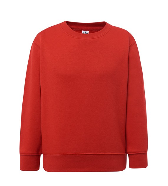 Bluza dziecięca z okrągłym dekoltem JHK320 - Red