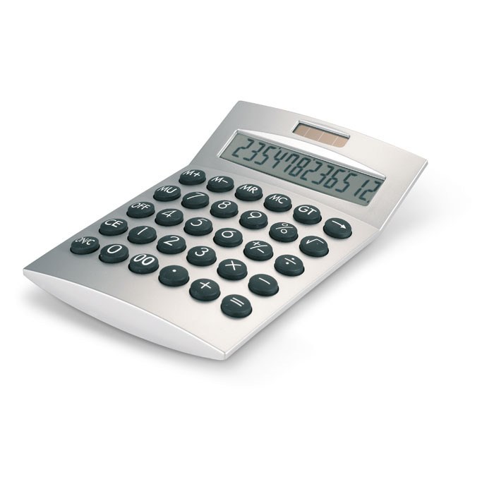 12-to cyfrowy kalkulator AR1253-16 - Srebrny Mat