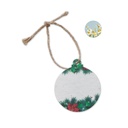 Ozdoba swiateczna z nasionami CX1515-06 - Bialy