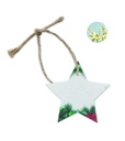 Ozdoba swiateczna z nasionami CX1516-06 - Bialy