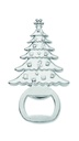 Otwieracz z motywem choinki - Srebrny Mat