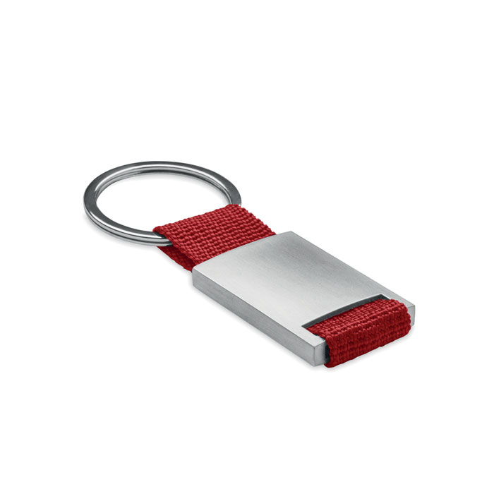 Prostokatny brelok IT3020-05 - Czerwony