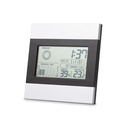 Stacja pogodowa i zegar IT3575-16 - Srebrny Mat