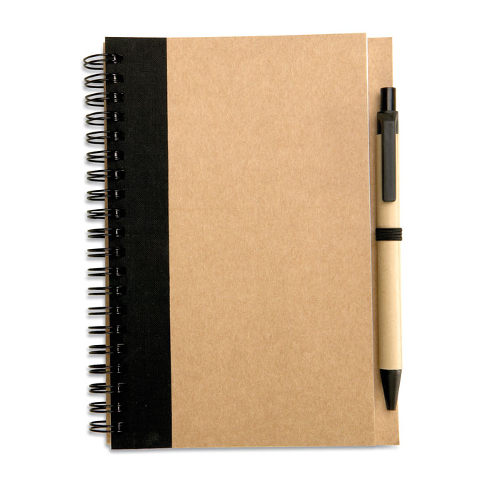 Notes z dlugopisem IT3775-03 - Czarny