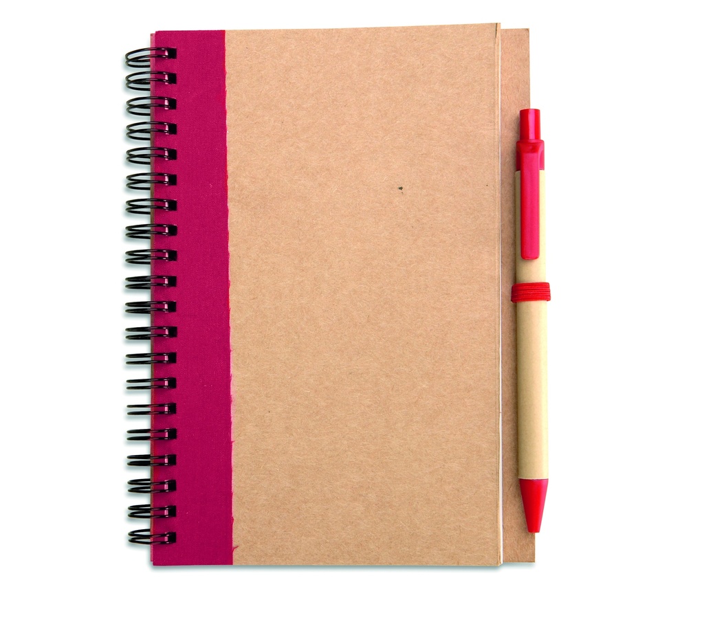Notes z dlugopisem IT3775-05 - Czerwony