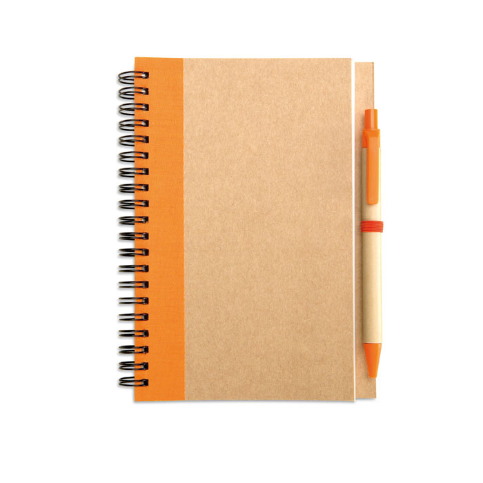 Notes z dlugopisem IT3775-10 - Pomaranczowy
