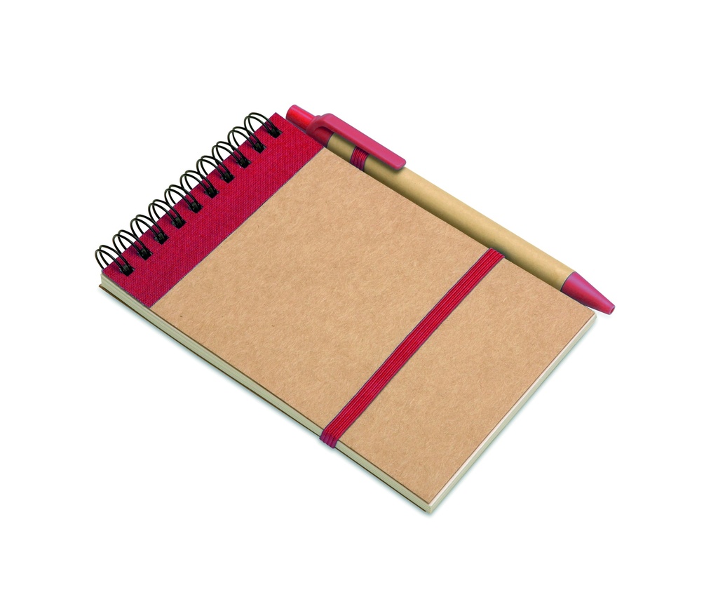 Notes z dlugopisem 70 kartek IT3789-05 - Czerwony