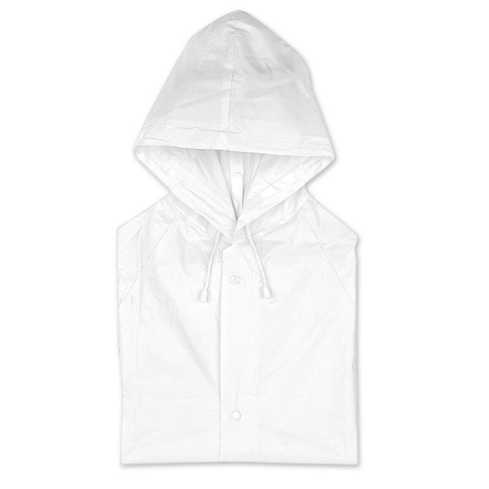 Płaszcz przeciwdeszczowy - Bialy