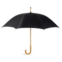 Parasol z drewniana raczka KC5132-03 - Czarny