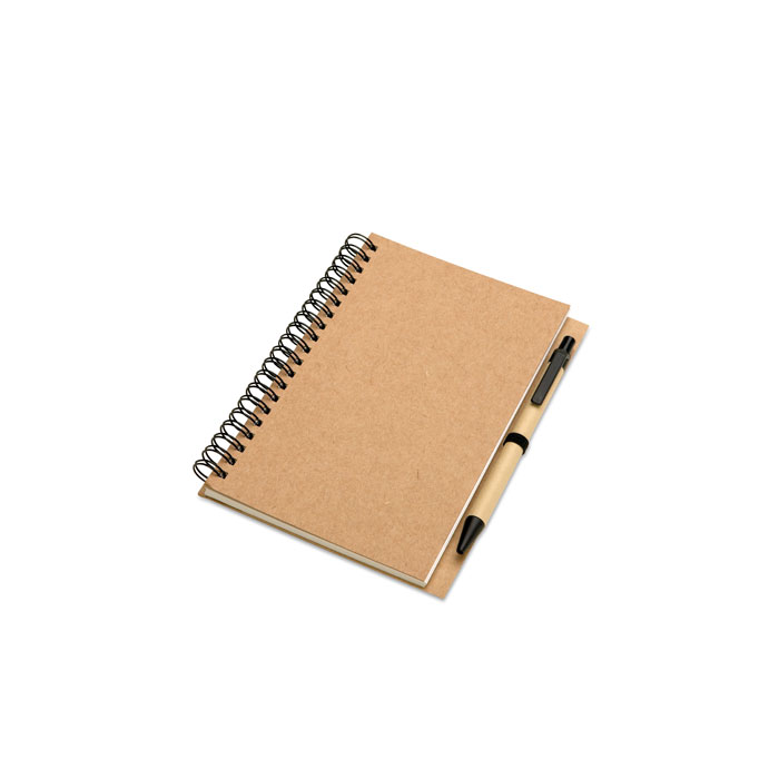 B6 Notes z dlugopisem KC7012-13 - Bezowy