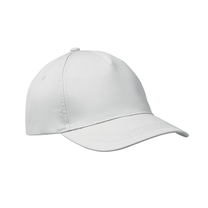 5-panel czapka z daszkiem 160 MO1447-06 - Bialy