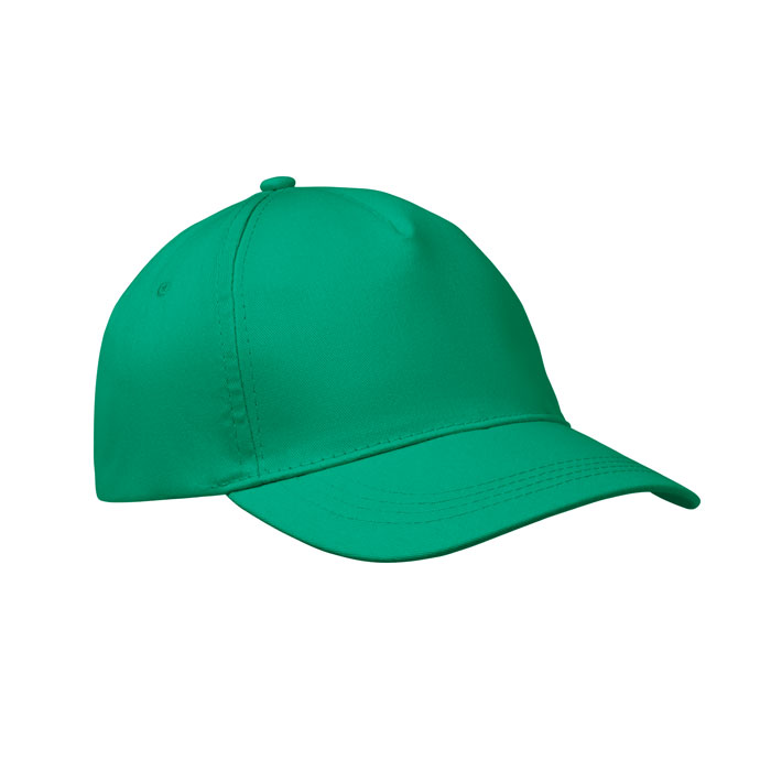 5-panel czapka z daszkiem 160 MO1447-09 - Zielony