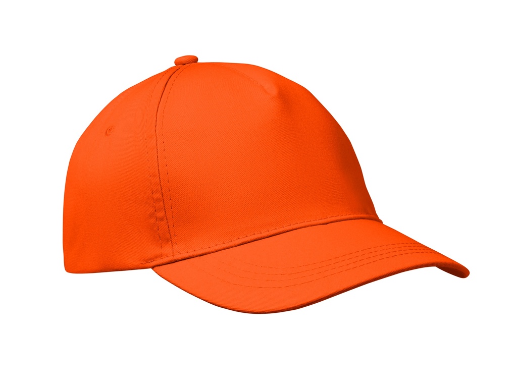 5-panel czapka z daszkiem 160 MO1447-10 - Pomaranczowy
