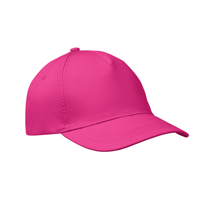 5-panel czapka z daszkiem 160 MO1447-38 - Fuksja