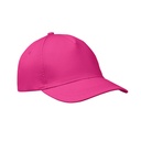 5-panel czapka z daszkiem 160 MO1447-38 - Fuksja