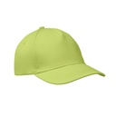 5-panel czapka z daszkiem 160 MO1447-48 - Limonka