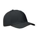 6-panel czapka z daszkiem 260 MO1464-03 - Czarny
