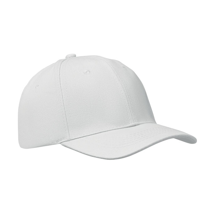 6-panel czapka z daszkiem 260 MO1464-06 - Bialy