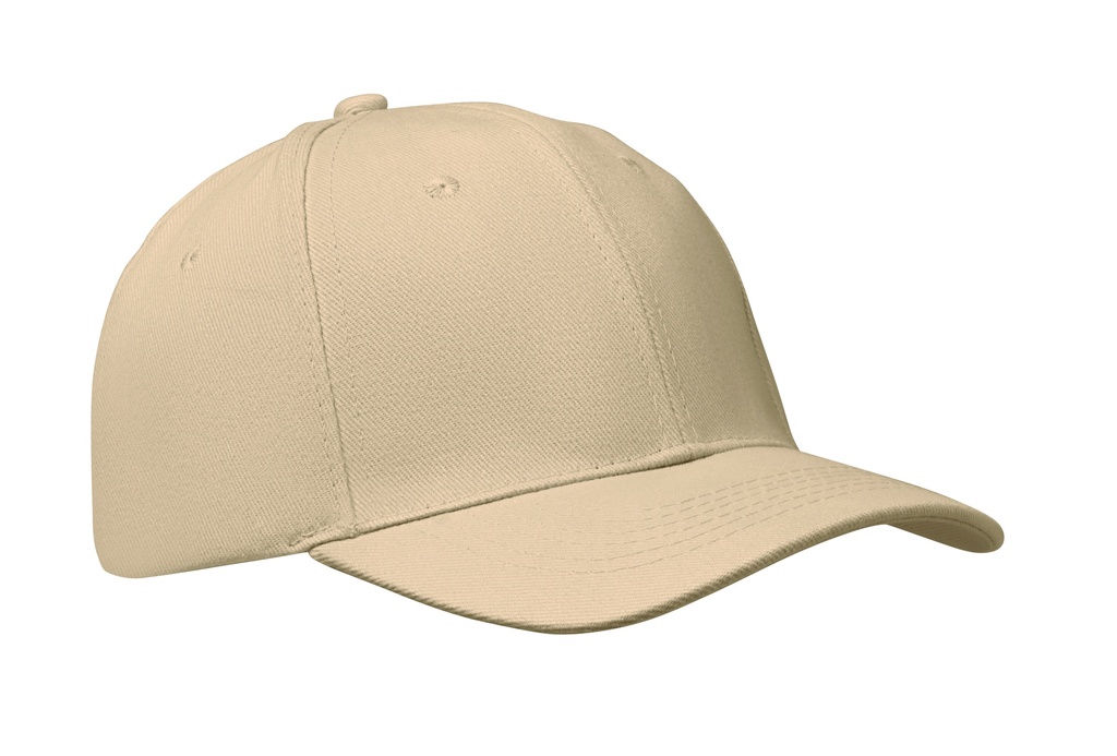 6-panel czapka z daszkiem 260 MO1464-13 - Bezowy