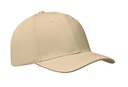 6-panel czapka z daszkiem 260 MO1464-13 - Bezowy