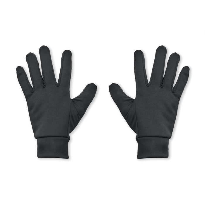 Dotykowe rekawice sportowe MO2076-03 - Czarny