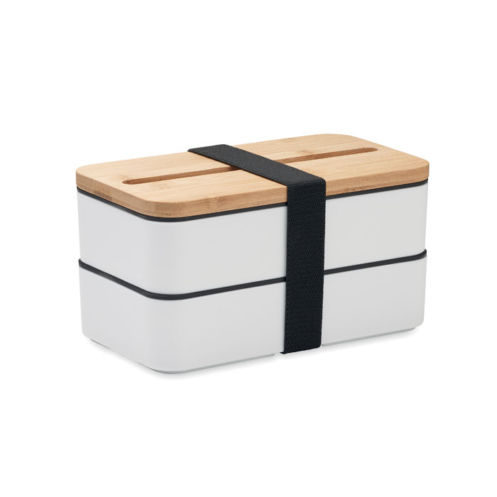Lunch box z PP z MO2088-06 - Bialy