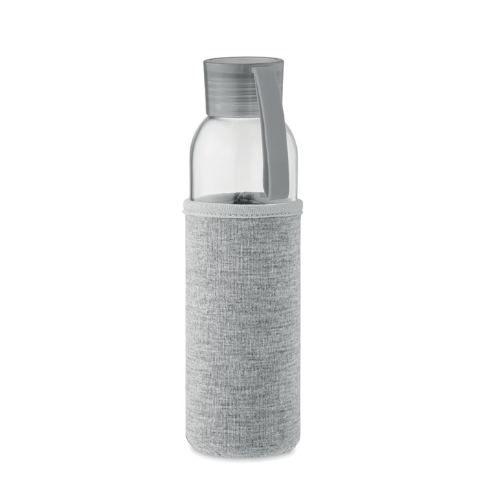 Szklana butelka 500 ml MO2089-07 - Szary