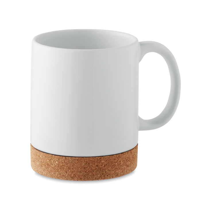 Kubek z korkiem 280 ml MO2101-06 - Bialy