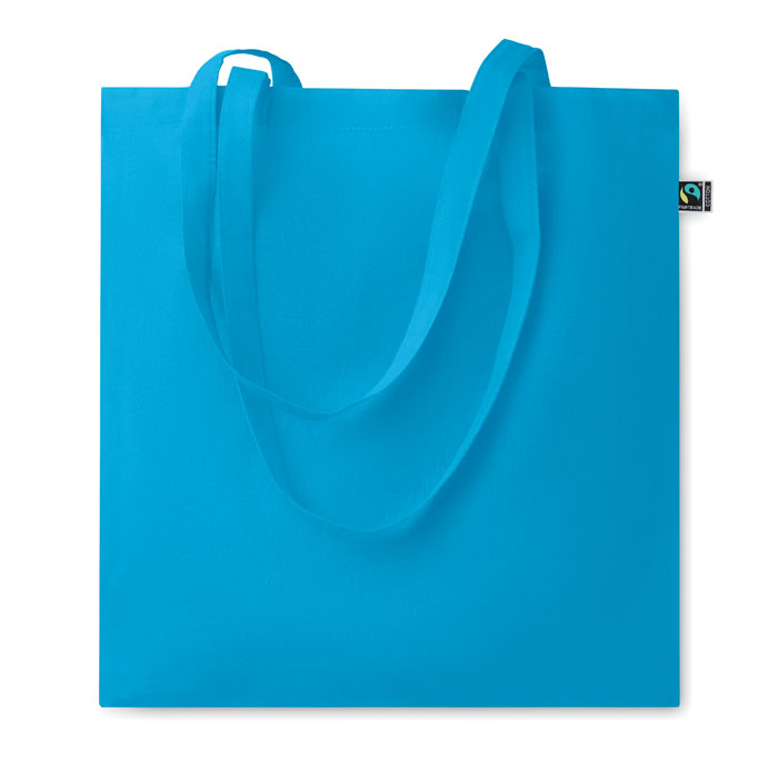 Torba Fairtrade 140gr/m² MO2098-12 - Turkusowy