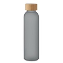 Butelka z matowego szkla500 ml MO2105-27 - Przezroczysty Szary