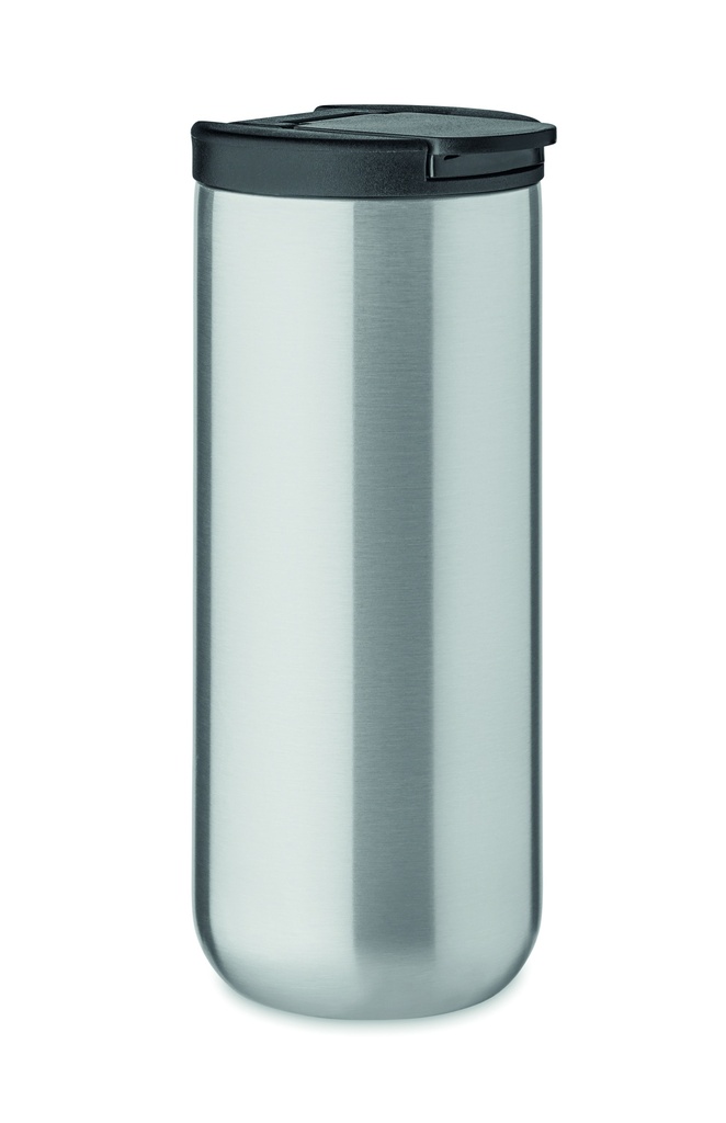 Dwuscienny kubek 330ml MO2112-16 - Srebrny Mat