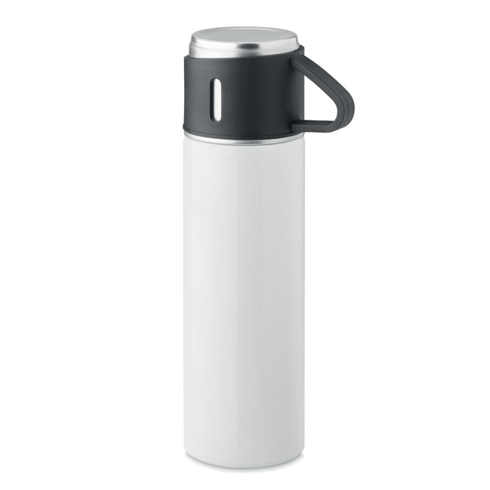 Butelka dwuscienna 420 ml MO2117-06 - Bialy