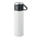 Butelka dwuscienna 420 ml MO2117-06 - Bialy