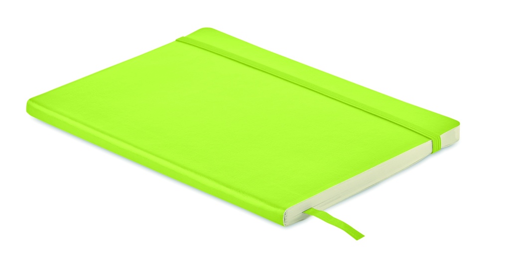 Notes A5 z recyklingu - Limonka