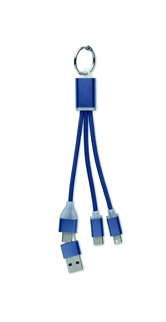 Kabel ładujący 4 w 1 typu C - Francuski Granat