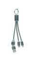 Kabel ladujacy 4 w 1 typu C MO2141-18 - Tytanowy