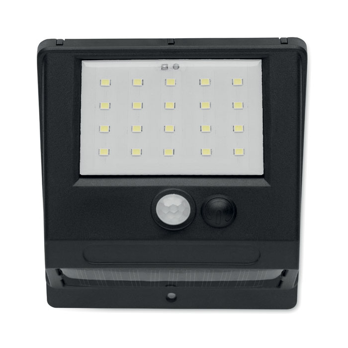 Solarna lampa LED z czujnikami MO2151-03 - Czarny
