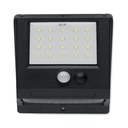 Solarna lampa LED z czujnikami MO2151-03 - Czarny