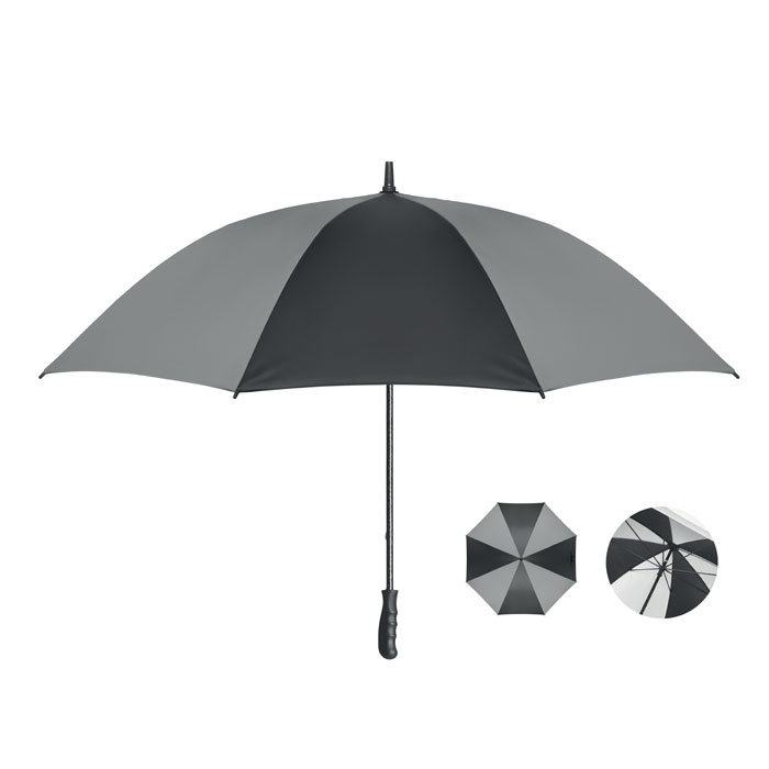 Parasol 30 cali 4+4 panelowy MO2166-03 - Czarny