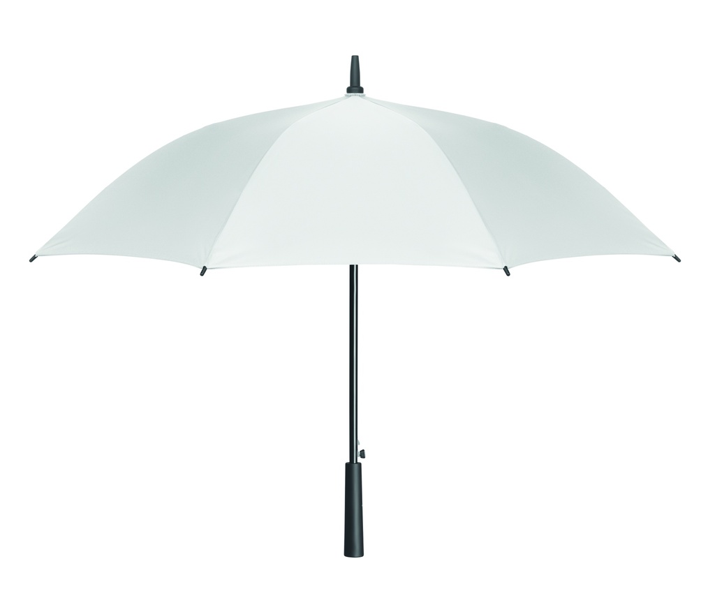 23-cal. wiatroodporny parasol - Bialy