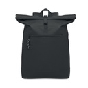 Plecak rolltop poliester 600D MO2170-03 - Czarny