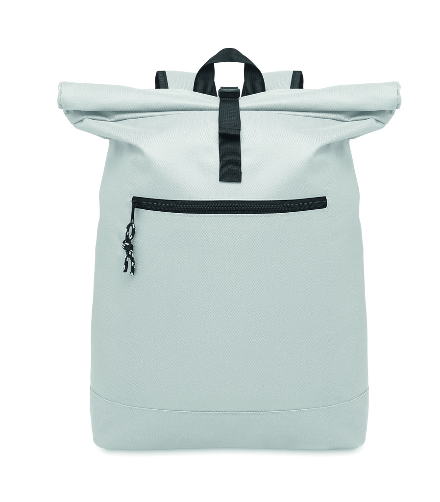 Plecak rolltop poliester 600D - Bialy