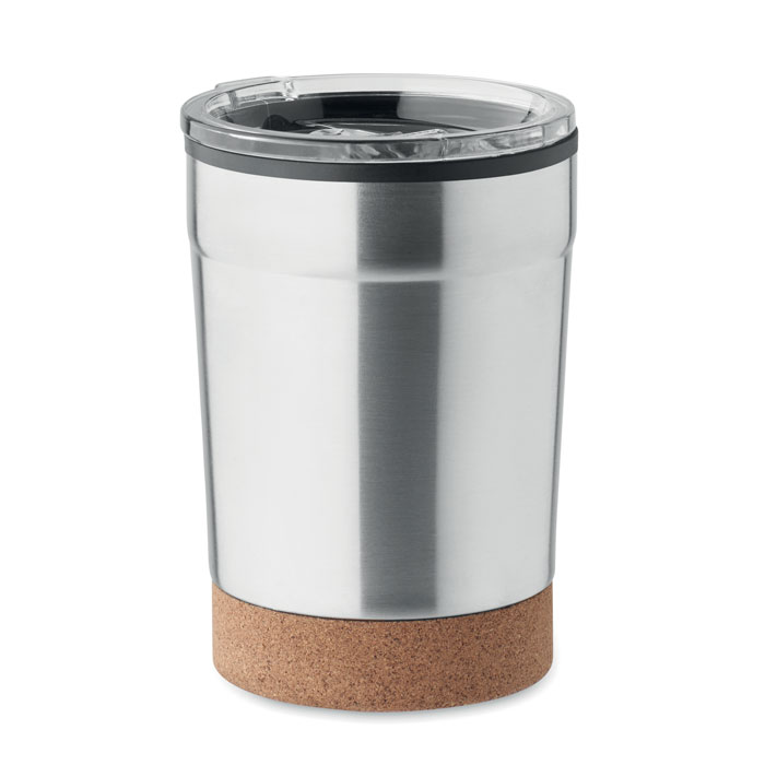 Kubek dwusciankowy 300 ml MO2187-16 - Srebrny Mat