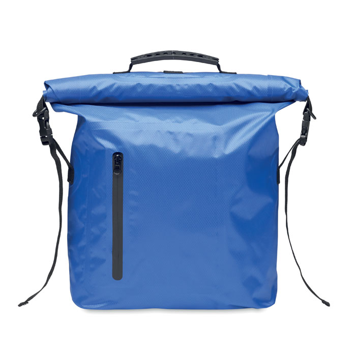 Wodoodporna torba RPET rolltop MO2181-37 - Niebieski