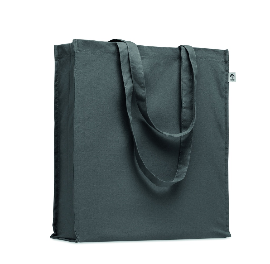 Torba z bawelny organicznej MO2197-15 - Kamienny Szary