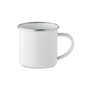 Emaliowany kubek sublimacyjny MO2202-06 - Bialy