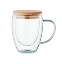 Kubek z podwojna scianka 250ml MO2198-22 - Przezroczysty